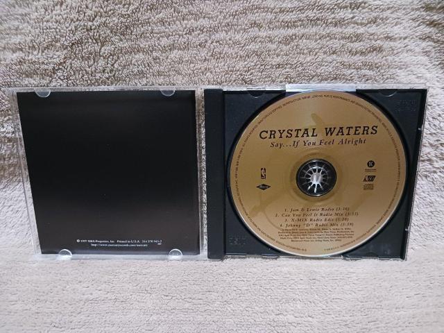 CRYSTAL WATERS^SAYc IF YOU FEEL ALRIGHT^AՁ^CDVO^JAM&LEWIS  CD/DVD/rfI 