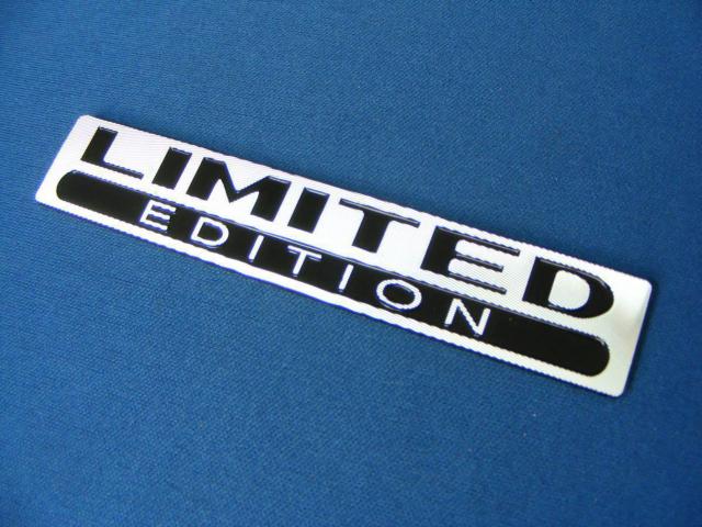 ● LIMITED EDITION アルミ製フレキション エンブレム 新品● < 自動車/バイク ● LIMITED EDITION アルミ製フレキション エンブレム 新品● < 自動車/バイク