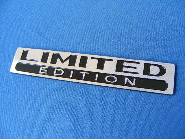 ● LIMITED EDITION アルミ製フレキション エンブレム 新品● < 自動車/バイク ● LIMITED EDITION アルミ製フレキション エンブレム 新品● < 自動車/バイク