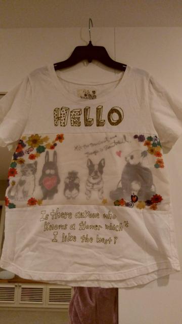 白Tシャツ半袖Animal柄パンダ犬猫うさぎМサイズ < 女性ファッション  白Tシャツ半袖Animal柄パンダ犬猫うさぎМサイズ  < 女性ファッションの