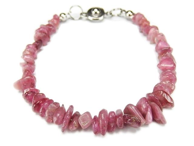 オシャレ高級天然石ピンクトルマリンサザレワイヤブレスレット < 女性アクセサリー/時計  オシャレ高級天然石ピンクトルマリンサザレワイヤブレスレット  < 女性アクセサリー/時計の