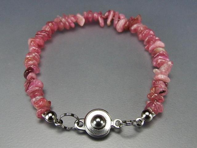 オシャレ高級天然石ピンクトルマリンサザレワイヤブレスレット < 女性アクセサリー/時計  オシャレ高級天然石ピンクトルマリンサザレワイヤブレスレット < 女性アクセサリー/時計の