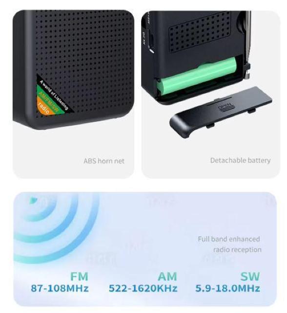 @TG77 Black@FM/AM/SWWI@ZgWI@Xs[J[@|[^u@|Pbg@[d^CvC 300S  Ɠd/AV 