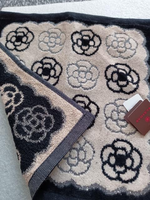 新品 CLATHAS クレイサス タオル ハンカチ ベージュ 黒 < ブランド 新品 CLATHAS クレイサス タオル ハンカチ ベージュ 黒 < ブランドの