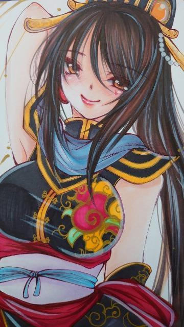 自作イラスト:三国志大戦:王異 < アニメ/コミック/キャラクター 自作イラスト:三国志大戦:王異 < アニメ/コミック/キャラクターの