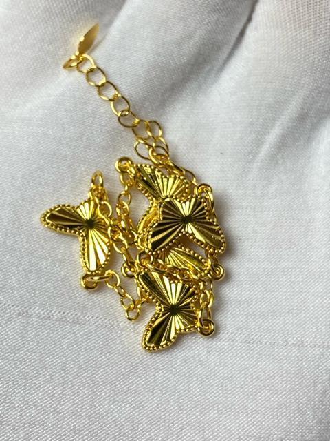 【人気】バタフライ ブレスレット ゴールド 蝶々モチーフ お洒落 鉄製 アクセサリー 5.3g < ホビー 【人気】バタフライ ブレスレット ゴールド 蝶々モチーフ お洒落 鉄製 アクセサリー 5.3g < ホビーの