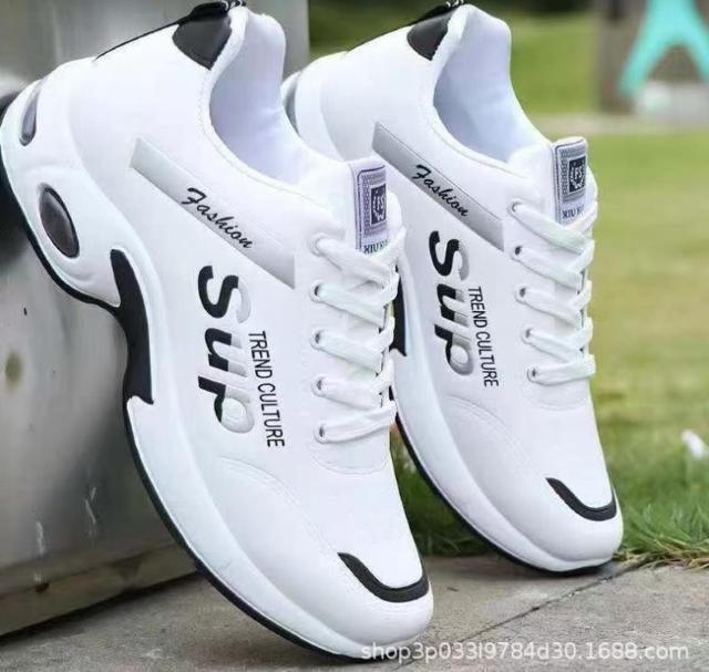 メンズ スニーカー スポーツシューズ カジュアルシューズ 運動靴 ホワイト ブラック 26.5cm < 男性ファッション メンズ スニーカー スポーツシューズ カジュアルシューズ 運動靴 ホワイト ブラック 26.5cm < 男性ファッションの