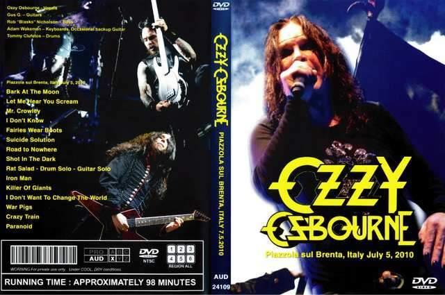 ᑗOZZY OSBOURNE PIAZZOLA SUL BRENTA 2010 IW[   CD/DVD/rfI 