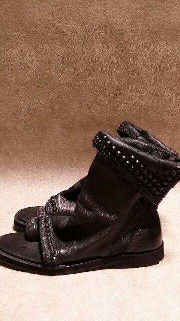 ViKMRIIP BLACK METAL BOOTS SANDAL 2  uh 