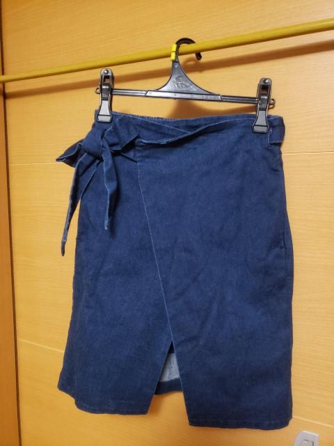 ☆新品同様☆OLIVEdesOLIVE☆巻きスカート風コットンスカート☆F < 女性ファッション  ☆新品同様☆OLIVEdesOLIVE☆巻きスカート風コットンスカート☆F  < 女性ファッションの