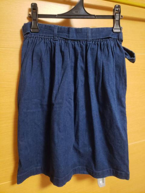 ☆新品同様☆OLIVEdesOLIVE☆巻きスカート風コットンスカート☆F < 女性ファッション  ☆新品同様☆OLIVEdesOLIVE☆巻きスカート風コットンスカート☆F < 女性ファッションの