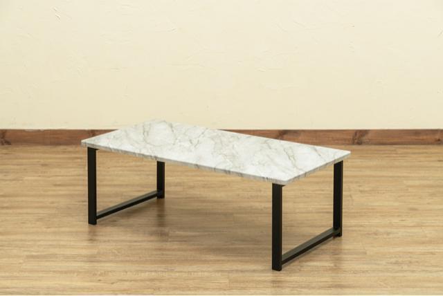 【送料無料】センターテーブル 机 マーブル柄 大理石柄 < インテリア/ライフ 【送料無料】センターテーブル 机 マーブル柄 大理石柄 < インテリア/ライフの