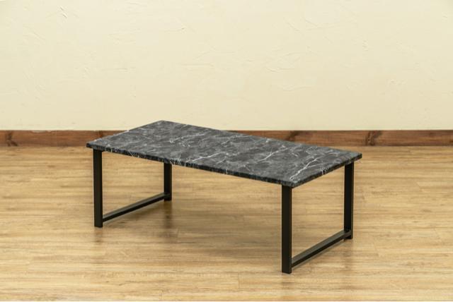 【送料無料】センターテーブル 机 マーブル柄 大理石柄 < インテリア/ライフ 【送料無料】センターテーブル 机 マーブル柄 大理石柄 < インテリア/ライフの