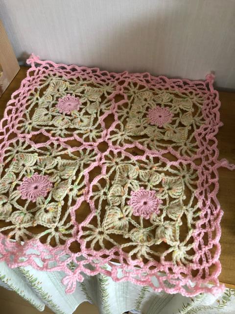 ハンドメイド♪ 手編みバスケットカバー  ピンク < ペット/手芸/園芸  ハンドメイド♪ 手編みバスケットカバー  ピンク < ペット/手芸/園芸の