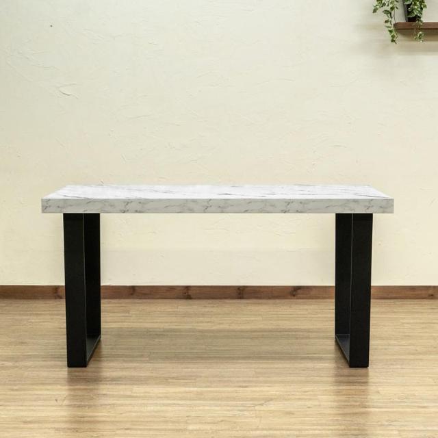 【送料無料】TROY ダイニングテーブル 140×80cm 石目調 ストーン柄 マーブル 大理石柄 高級感 < インテリア/ライフ 【送料無料】TROY ダイニングテーブル 140×80cm 石目調 ストーン柄 マーブル 大理石柄 高級感 < インテリア/ライフの