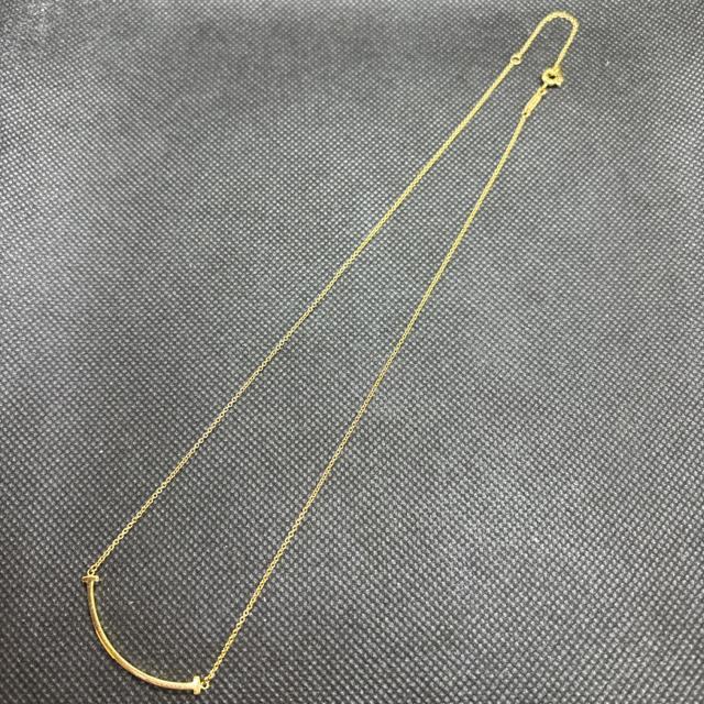 即決 TIFFANY&Co. ティファニー AU750 Tスマイル ネックレス < ブランド 即決 TIFFANY&Co. ティファニー AU750 Tスマイル ネックレス < ブランドの