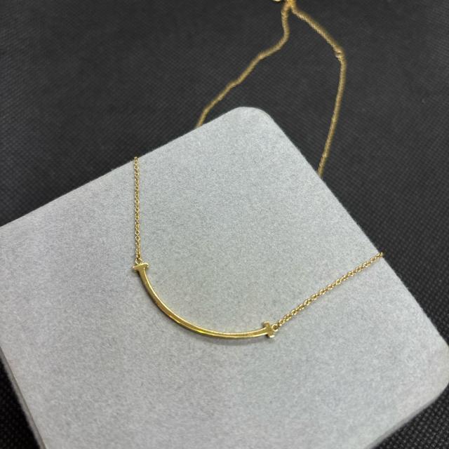 即決 TIFFANY&Co. ティファニー AU750 Tスマイル ネックレス < ブランド 即決 TIFFANY&Co. ティファニー AU750 Tスマイル ネックレス < ブランドの