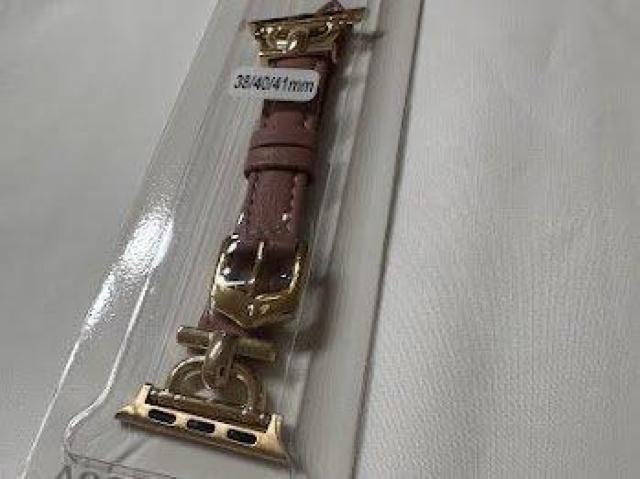 Apple Watch バンド 合皮 38/40/41mm ダークピンク+ゴールド < 女性アクセサリー/時計 Apple Watch バンド 合皮 38/40/41mm ダークピンク+ゴールド < 女性アクセサリー/時計の
