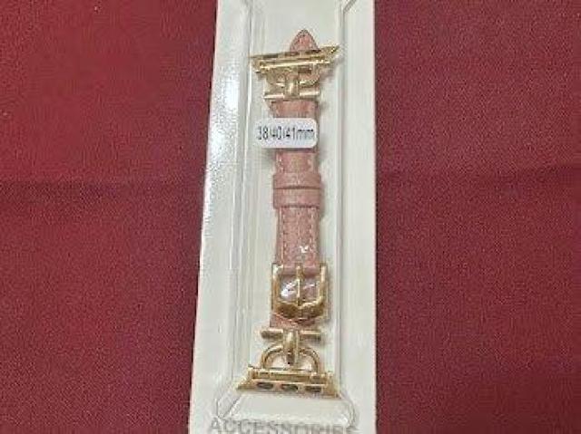 Apple Watch バンド 合皮 38/40/41mm ダークピンク+ゴールド < 女性アクセサリー/時計 Apple Watch バンド 合皮 38/40/41mm ダークピンク+ゴールド < 女性アクセサリー/時計の