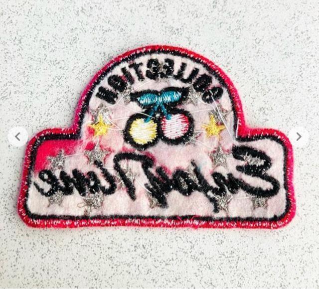 さくらんぼ 手縫い ワッペン★チェリー ピンク 英字 ロゴ 刺繍 アップリケ★裁縫 ハンドメイド 目印に! < ペット/手芸/園芸 さくらんぼ 手縫い ワッペン★チェリー ピンク 英字 ロゴ 刺繍 アップリケ★裁縫 ハンドメイド 目印に! < ペット/手芸/園芸の