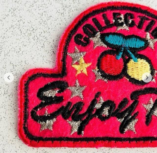 さくらんぼ 手縫い ワッペン★チェリー ピンク 英字 ロゴ 刺繍 アップリケ★裁縫 ハンドメイド 目印に! < ペット/手芸/園芸 さくらんぼ 手縫い ワッペン★チェリー ピンク 英字 ロゴ 刺繍 アップリケ★裁縫 ハンドメイド 目印に! < ペット/手芸/園芸の