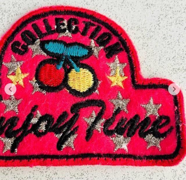 さくらんぼ 手縫い ワッペン★チェリー ピンク 英字 ロゴ 刺繍 アップリケ★裁縫 ハンドメイド 目印に! < ペット/手芸/園芸 さくらんぼ 手縫い ワッペン★チェリー ピンク 英字 ロゴ 刺繍 アップリケ★裁縫 ハンドメイド 目印に! < ペット/手芸/園芸の