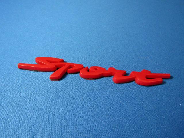 ●Sport スポーツ・エンブレム RED レッドカラーABS仕様 新品● < 自動車/バイク ●Sport スポーツ・エンブレム RED レッドカラーABS仕様 新品● < 自動車/バイク