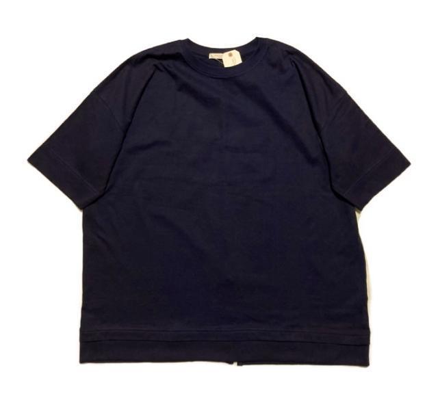 グリーンパークスchocolraffine◎裾リブBIGプルオーバー◎バックスリットTシャツ(F)ネイビー新品 < ブランド グリーンパークスchocolraffine◎裾リブBIGプルオーバー◎バックスリットTシャツ(F)ネイビー新品 < ブランドの