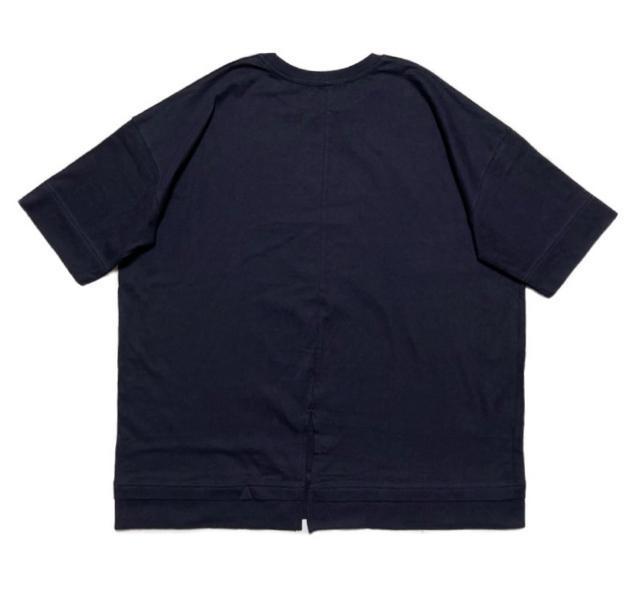 グリーンパークスchocolraffine◎裾リブBIGプルオーバー◎バックスリットTシャツ(F)ネイビー新品 < ブランド グリーンパークスchocolraffine◎裾リブBIGプルオーバー◎バックスリットTシャツ(F)ネイビー新品 < ブランドの