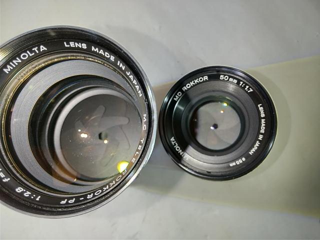 MINOLTA X-700  i + MD 50mm 1:1.7 + MC 135mm 1:2.8  Ɠd/AV 