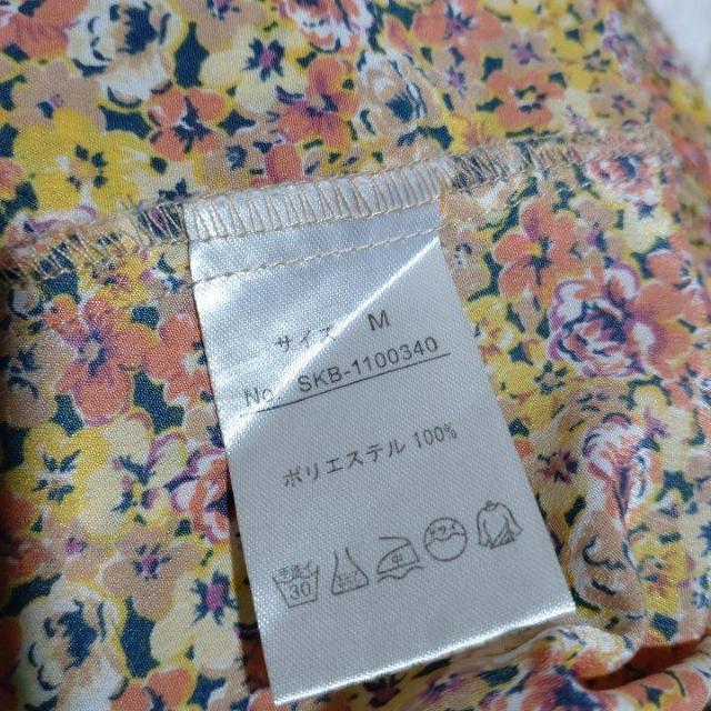 Techichi オレンジ花柄チュニックワンピース < 女性ファッション  Techichi オレンジ花柄チュニックワンピース < 女性ファッションの