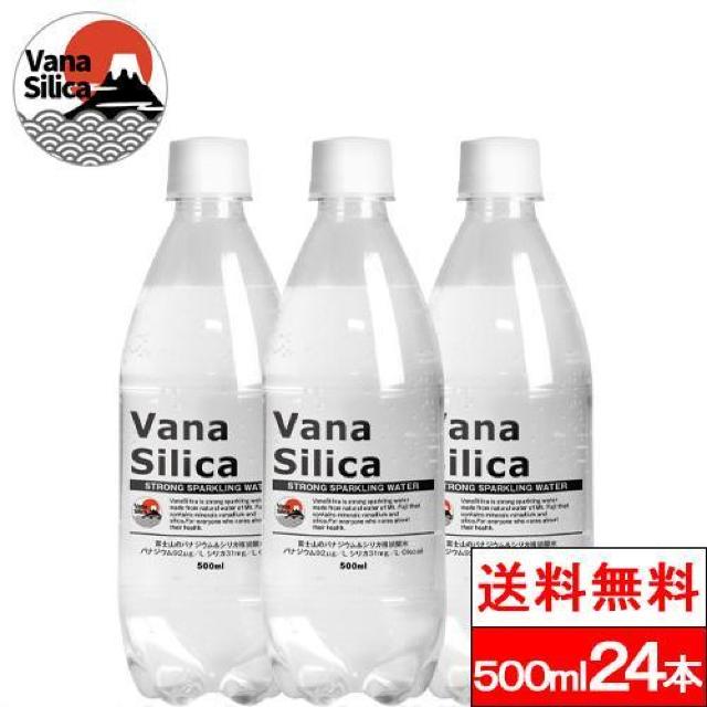 【24本】VanaSilica バナジウム&シリカ 強炭酸水 500ml < グルメ/ドリンク  【24本】VanaSilica バナジウム&シリカ 強炭酸水 500ml  < グルメ/ドリンクの