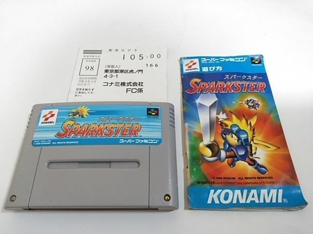 SFC/【5本迄送料180円!!】スパークスター≪匿名配送≫【説明書付き】★正規品!!/メンテ済み★↓ご落札価格↓ < ゲーム本体/ソフト  SFC/【5本迄送料180円!!】スパークスター≪匿名配送≫【説明書付き】★正規品!!/メンテ済み★↓ご落札価格↓  < ゲーム本体/ソフトの