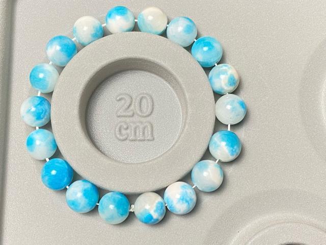 超美!天然石 ラリマー ブレスレット ドミニカ共和国産 波紋 パワーストーン 海紋石 癒し 世界三大ヒーリングストーン レア < 女性アクセサリー/時計 超美!天然石 ラリマー ブレスレット ドミニカ共和国産 波紋 パワーストーン 海紋石 癒し 世界三大ヒーリングストーン レア < 女性アクセサリー/時計の