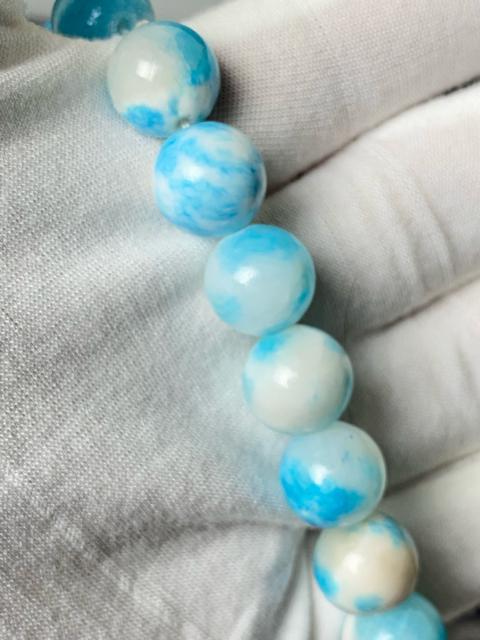 超美!天然石 ラリマー ブレスレット ドミニカ共和国産 波紋 パワーストーン 海紋石 癒し 世界三大ヒーリングストーン レア < 女性アクセサリー/時計 超美!天然石 ラリマー ブレスレット ドミニカ共和国産 波紋 パワーストーン 海紋石 癒し 世界三大ヒーリングストーン レア < 女性アクセサリー/時計の