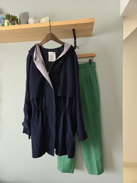 GREEN CLUB�R�[�g���l�C�r�[�J���[�̃X�v�����O�R�[�g  �� �����t�@�b�V������ 