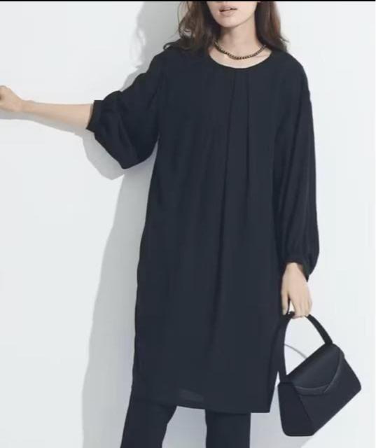 新品☆Mサイズ喪服礼服ゆったりワンピース黒コクーンシルエット☆R243 < 女性ファッション 新品☆Mサイズ喪服礼服ゆったりワンピース黒コクーンシルエット☆R243 < 女性ファッションの