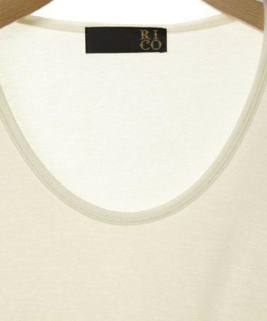 □RICO/リコ カシミヤ混 長袖ニット/メンズ/S/白☆新品 < ブランド  □RICO/リコ カシミヤ混 長袖ニット/メンズ/S/白☆新品 < ブランドの