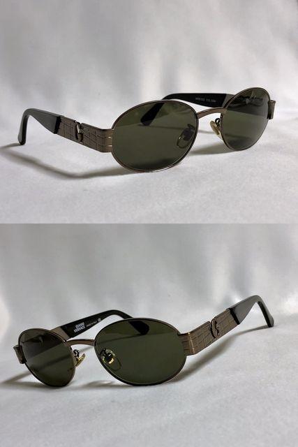 正規美 ヴェルサーチ クラシックラグジュアリー Gロゴ ラウンドサングラス クロコ調テンプルゴシックフレーム ブロンズメタル 眼鏡 < ブランド 正規美 ヴェルサーチ クラシックラグジュアリー Gロゴ ラウンドサングラス クロコ調テンプルゴシックフレーム ブロンズメタル 眼鏡 < ブランドの