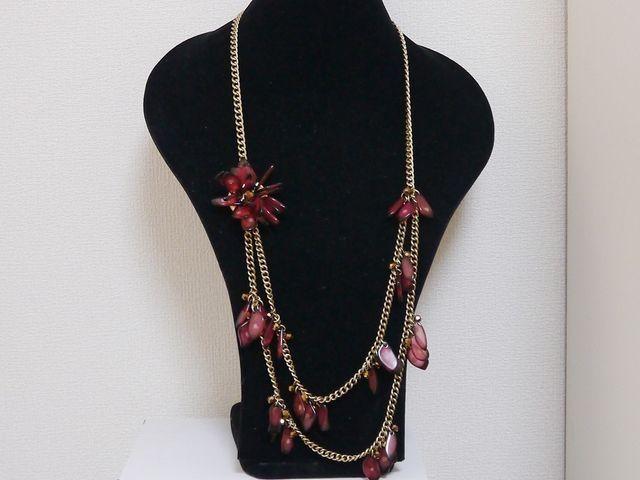 新品ANN TAYLOR LOFTアンティーク調花モチーフロングネックレス < 女性アクセサリー/時計  新品ANN TAYLOR LOFTアンティーク調花モチーフロングネックレス  < 女性アクセサリー/時計の