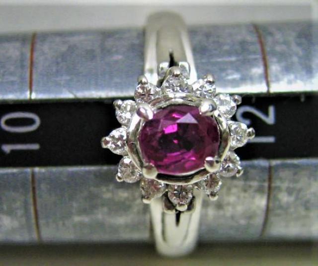 Pt900 v`i O w r[0.48ct _C0.19ct  ANZT[/v 