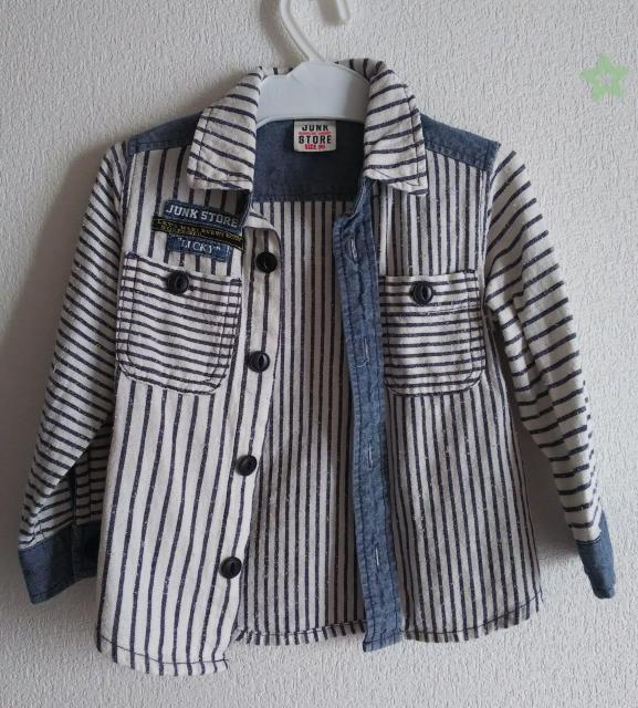 90★JUNK STORE★ストライプシャツ★美品 < ブランド  90★JUNK STORE★ストライプシャツ★美品 < ブランドの
