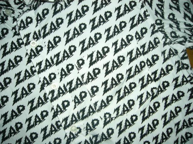 COOTIE クーティー ZAP総柄 シャツ S 白黒 半袖 GLORY BOUND < ブランド COOTIE クーティー ZAP総柄 シャツ S 白黒 半袖 GLORY BOUND < ブランドの