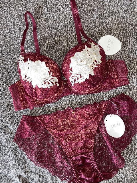 ♯新品♯セク可愛 COCO linge ブラ&ショーツ セット C75  M  ココランジェ キラキラ < 女性ファッション  ♯新品♯セク可愛 COCO linge ブラ&ショーツ セット C75  M  ココランジェ キラキラ  < 女性ファッションの