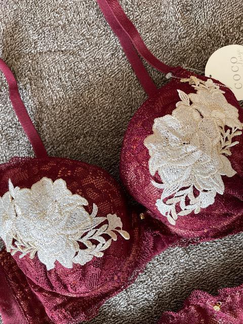 ♯新品♯セク可愛 COCO linge ブラ&ショーツ セット C75  M  ココランジェ キラキラ < 女性ファッション  ♯新品♯セク可愛 COCO linge ブラ&ショーツ セット C75  M  ココランジェ キラキラ < 女性ファッションの