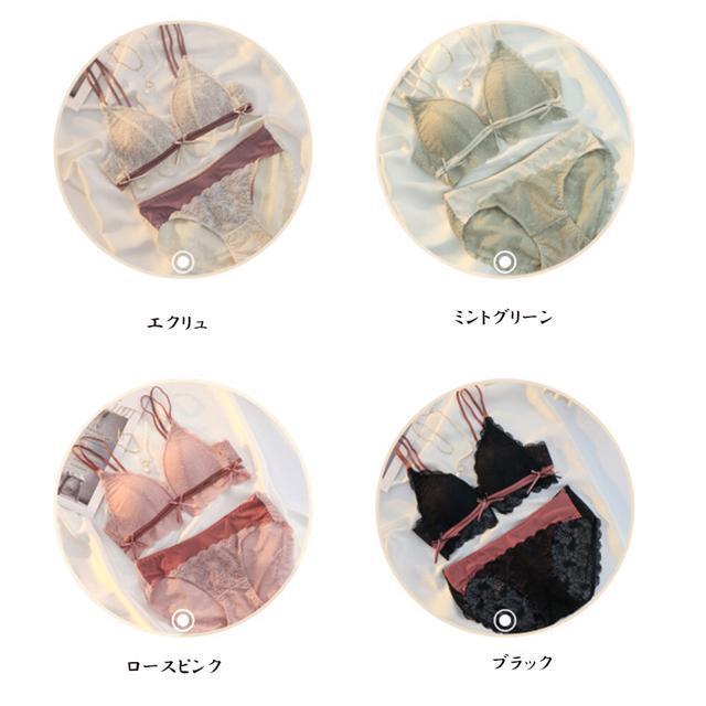 送料無料 新品 ブラジャーショーツセットノンワイヤー下着 < 女性ファッション  送料無料 新品 ブラジャーショーツセットノンワイヤー下着 < 女性ファッションの