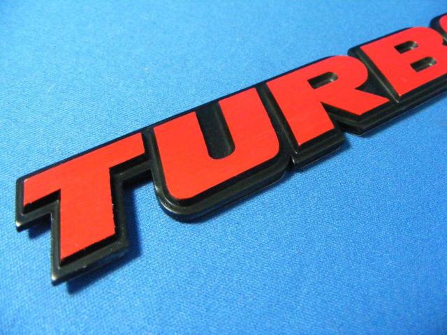 ● 数量限定品!TURBO ターボ 軽量アルミ削り出し仕様 凹凸仕上げ RED&BLACKカラーエンブレム新品未開封品 ● < 自動車/バイク ● 数量限定品!TURBO ターボ 軽量アルミ削り出し仕様 凹凸仕上げ RED&BLACKカラーエンブレム新品未開封品 ● < 自動車/バイク