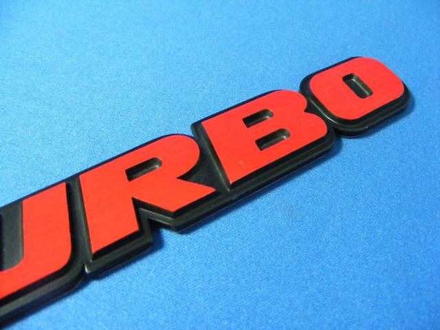 ● 数量限定品!TURBO ターボ 軽量アルミ削り出し仕様 凹凸仕上げ RED&BLACKカラーエンブレム新品未開封品 ● < 自動車/バイク ● 数量限定品!TURBO ターボ 軽量アルミ削り出し仕様 凹凸仕上げ RED&BLACKカラーエンブレム新品未開封品 ● < 自動車/バイク