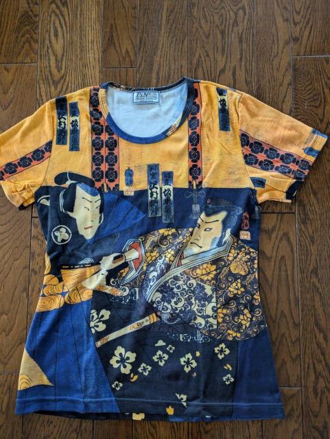 浮世絵柄Tシャツ 芳年 歌舞伎  < 女性ファッション  浮世絵柄Tシャツ 芳年 歌舞伎   < 女性ファッションの