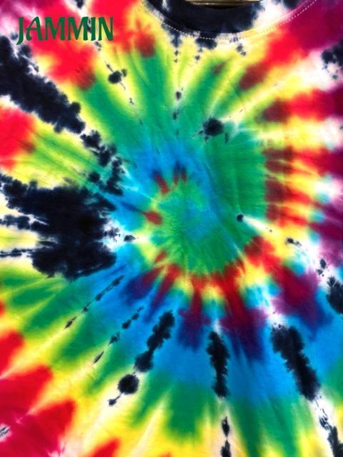 タイダイロンT カラフル サイケ ヒッピー エスニック アジアン < 男性ファッション  タイダイロンT カラフル サイケ ヒッピー エスニック アジアン < 男性ファッションの